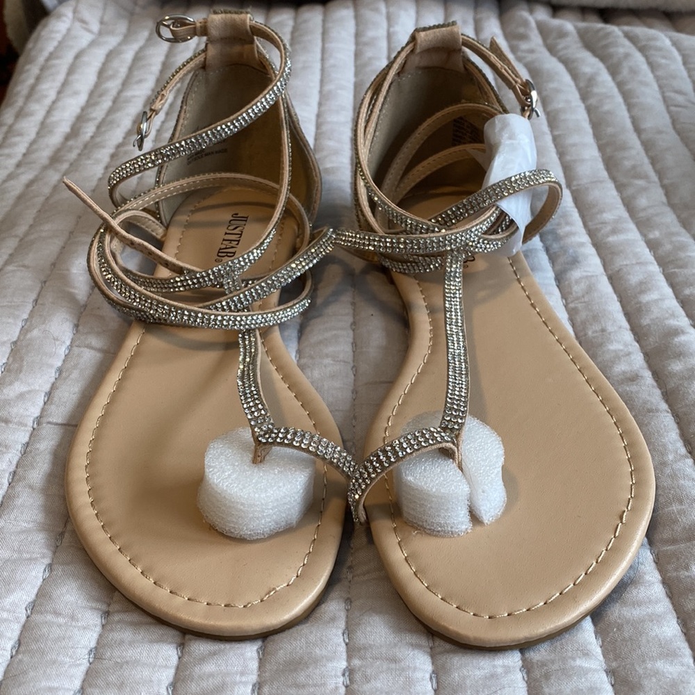Just Fab Gladiator Wrap Sandals